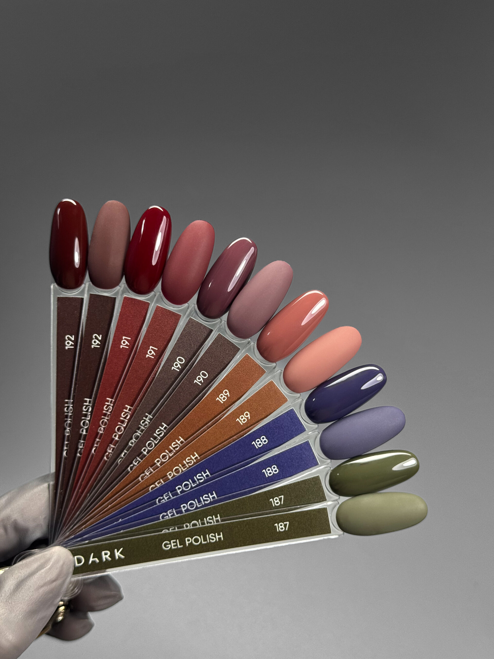 Dark gel polish (new collection) 188, 6 ml (гель -лак) - Зображення 3