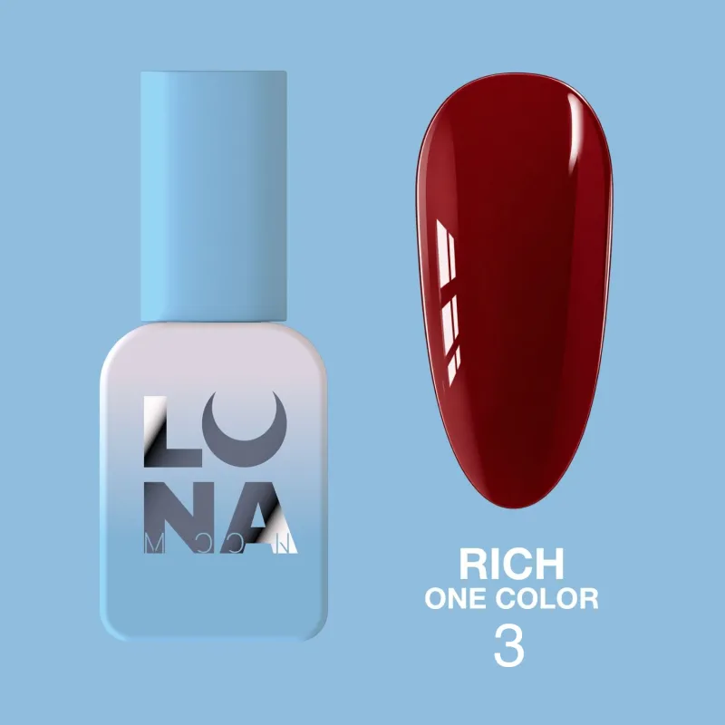 LUNA Гель-лак Rich One Color №3, 8 ml