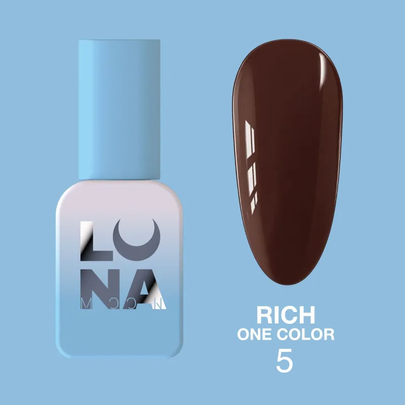 LUNA Гель-лак Rich One Color №5, 8 ml