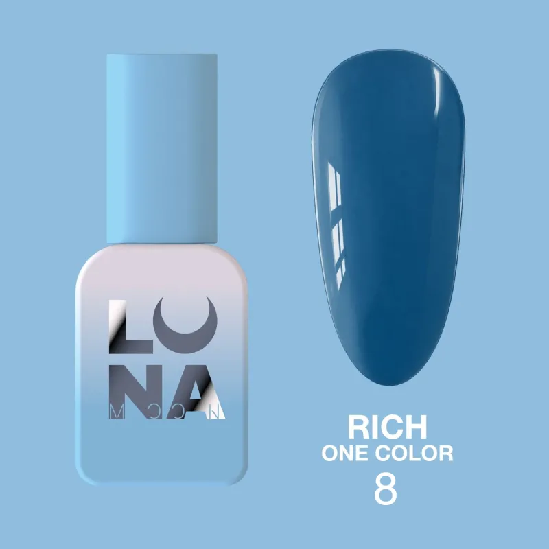 LUNA Гель-лак Rich One Color №8, 8 ml