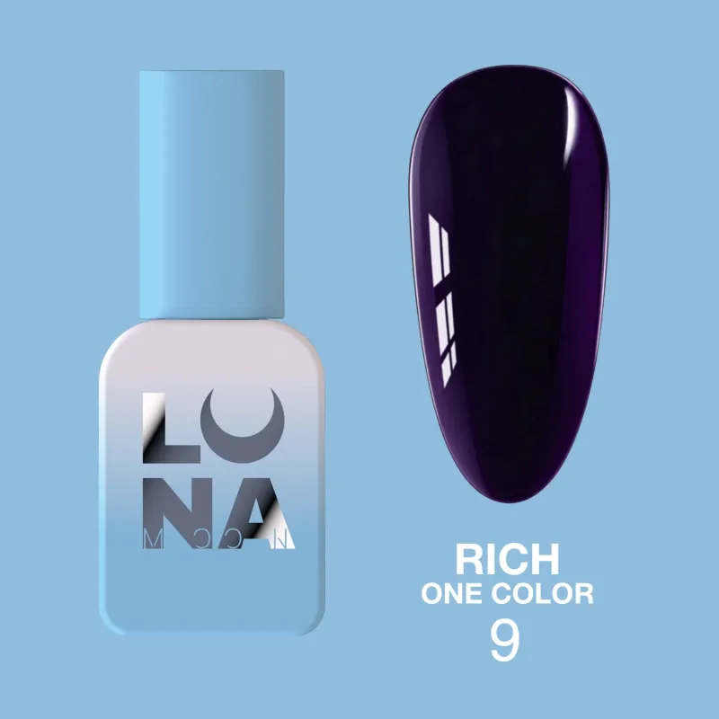 LUNA Гель-лак Rich One Color №9, 8 ml