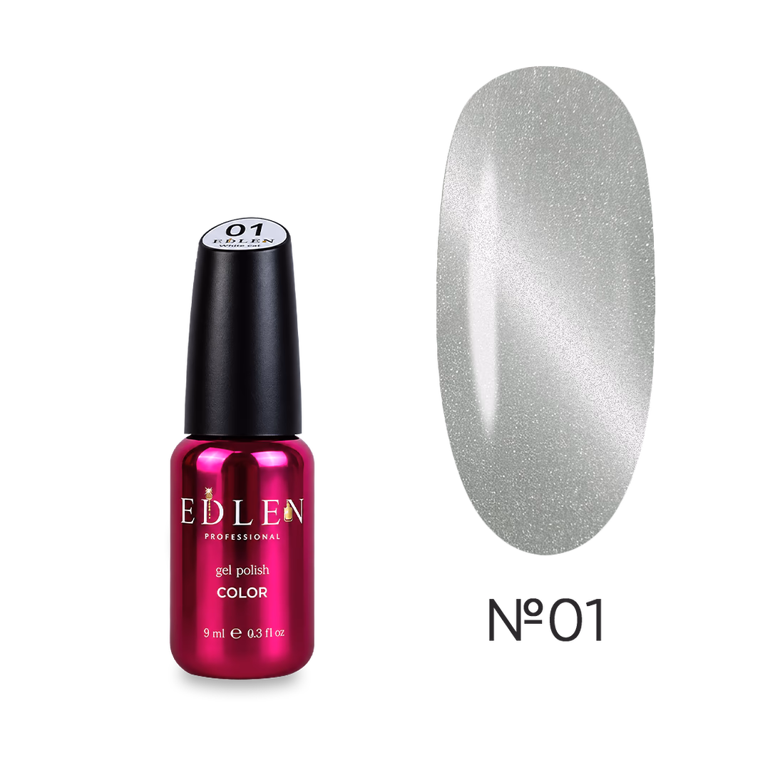White cat Edlen 9 ml №01 (гель лак)