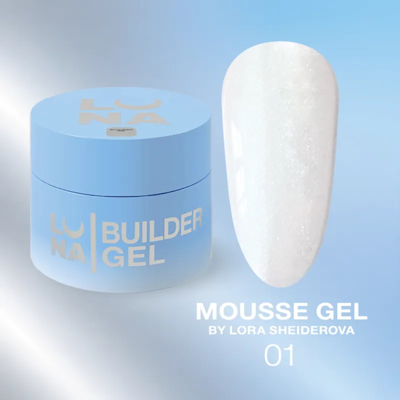 LUNA Гель для нарощування Mousse Gel №1, 30 мл