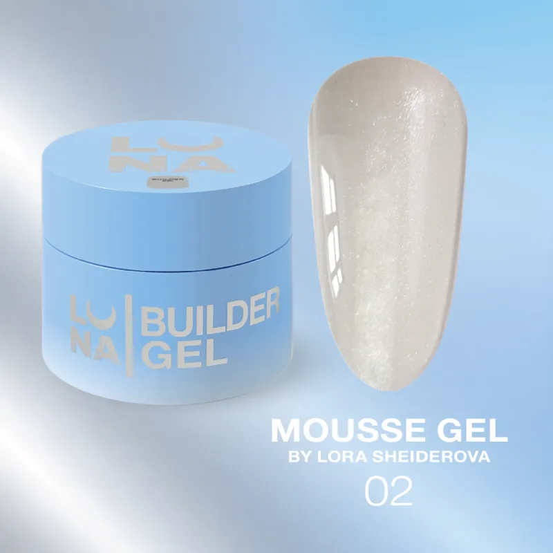 LUNA Гель для нарощування Mousse Gel №2, 30 мл