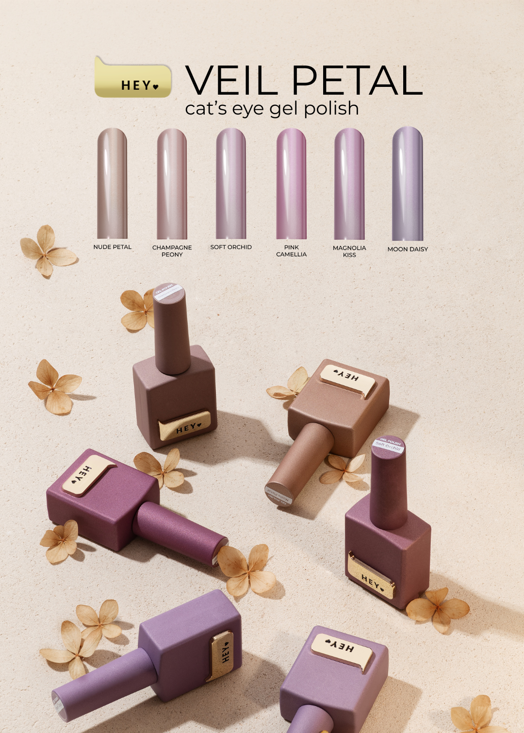 HEYLOVE гель лак Moon Daisy 15 ml - Зображення 3