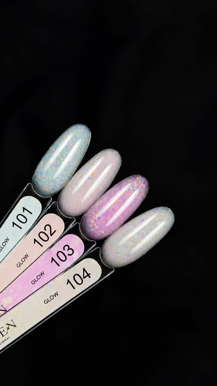 Builder gel Edlen Glow 15ml. №104 (гель для нарощування) - Зображення 2